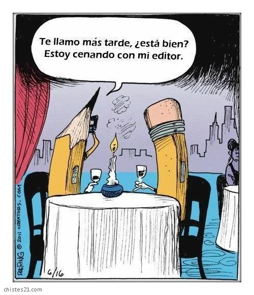 Cena con el editor