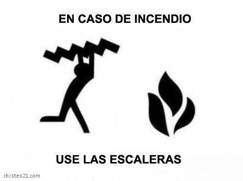 En caso de incendio