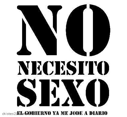 No necesito sexo