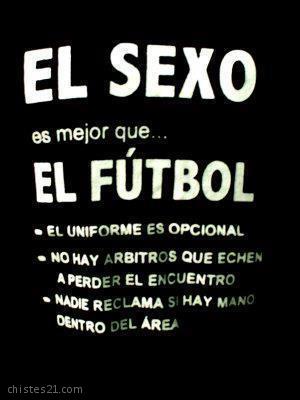 El sexo y el fútbol