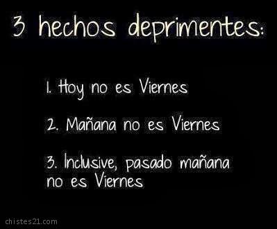 Hechos deprimentes 