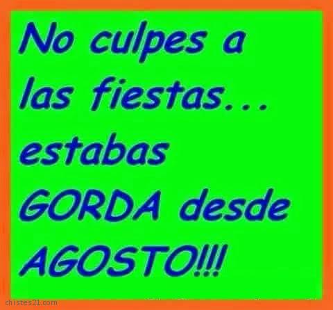 No culpes a las fiestas