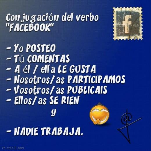 Conjugación del verbo Facebook