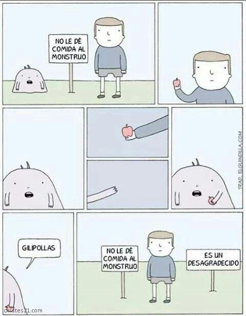 Cuidado con el monstruo