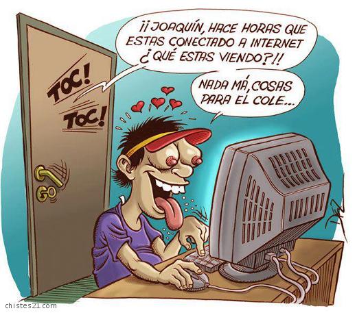 Niño en la PC