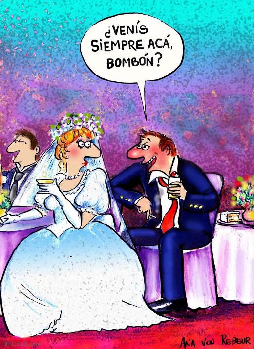 El borracho infaltable de las bodas